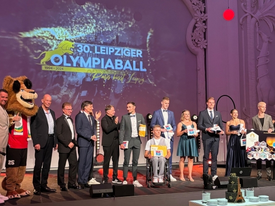 EHRENSACHE +++  30. OLYMPIABALL IN DER SPORTSTADT LEIPZIG