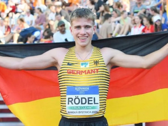 LEICHTATHLETIK +++  RÖDEL & SCHUSTER MIT EDELMETALL BEI DER U18 EM